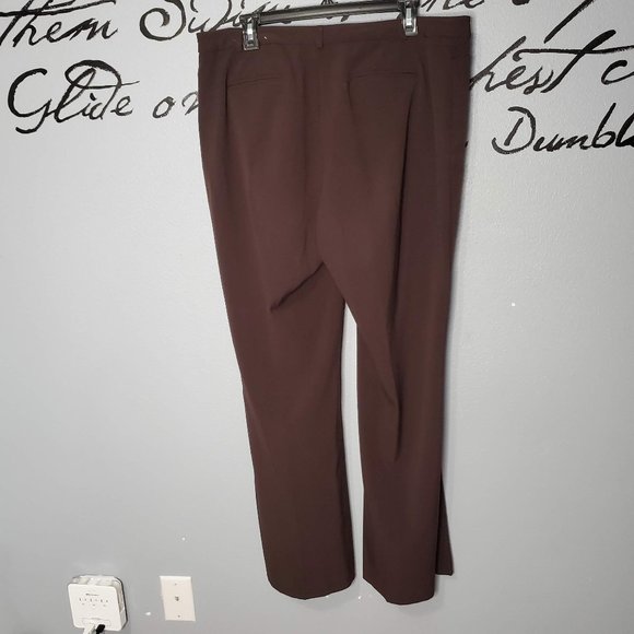 Coldwater Creek Brown Slacks | Trousers | Pants, 14 - Picture 4 of 6